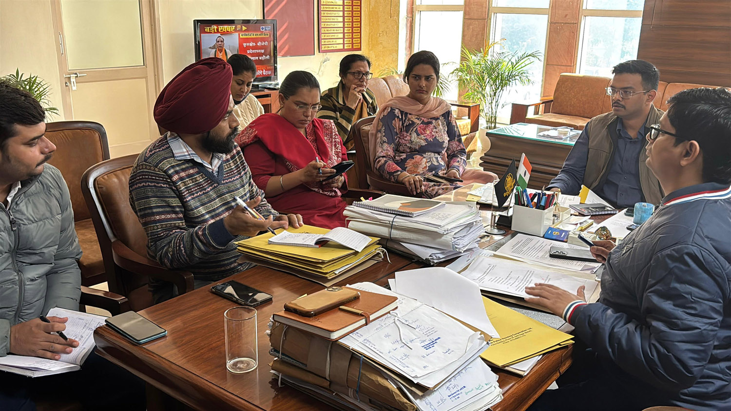 ADC reviews City Surveillance & Traffic Management System with MC Commissioner and GMADA ACA